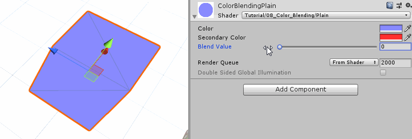 Blend Between two colors correctly