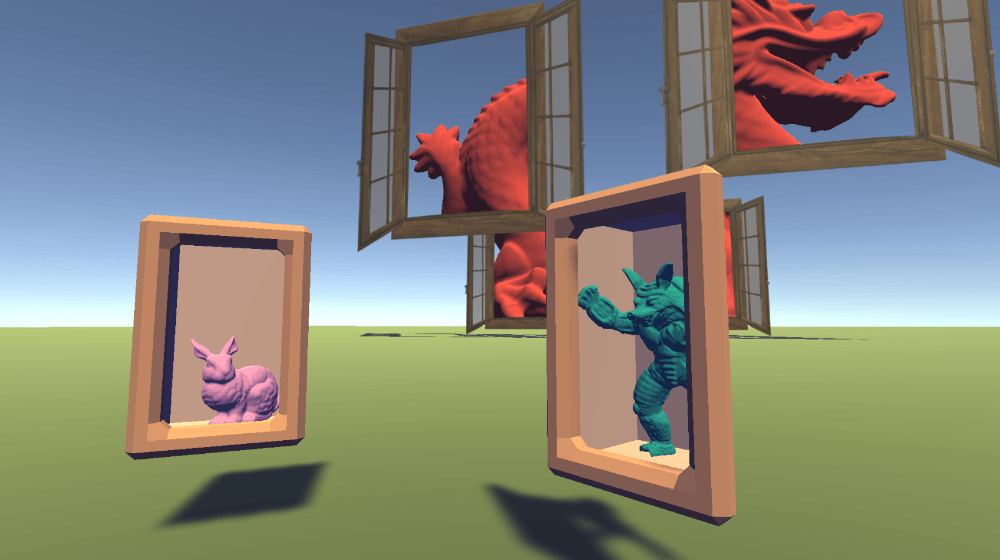 Using stencil buffer to hide/reveal objects, but hidden objects still receive shadows - Unity Forum